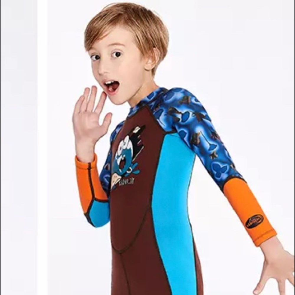 Sabolay Full Body Wetsuit “Love Me Surfing” Kids XL NWOT